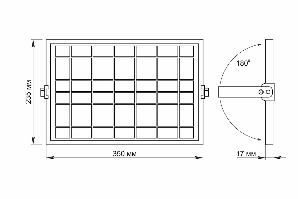 Lapma solarna Videx LED szara neutralna barwa 1000lm IP65 + PILOT 