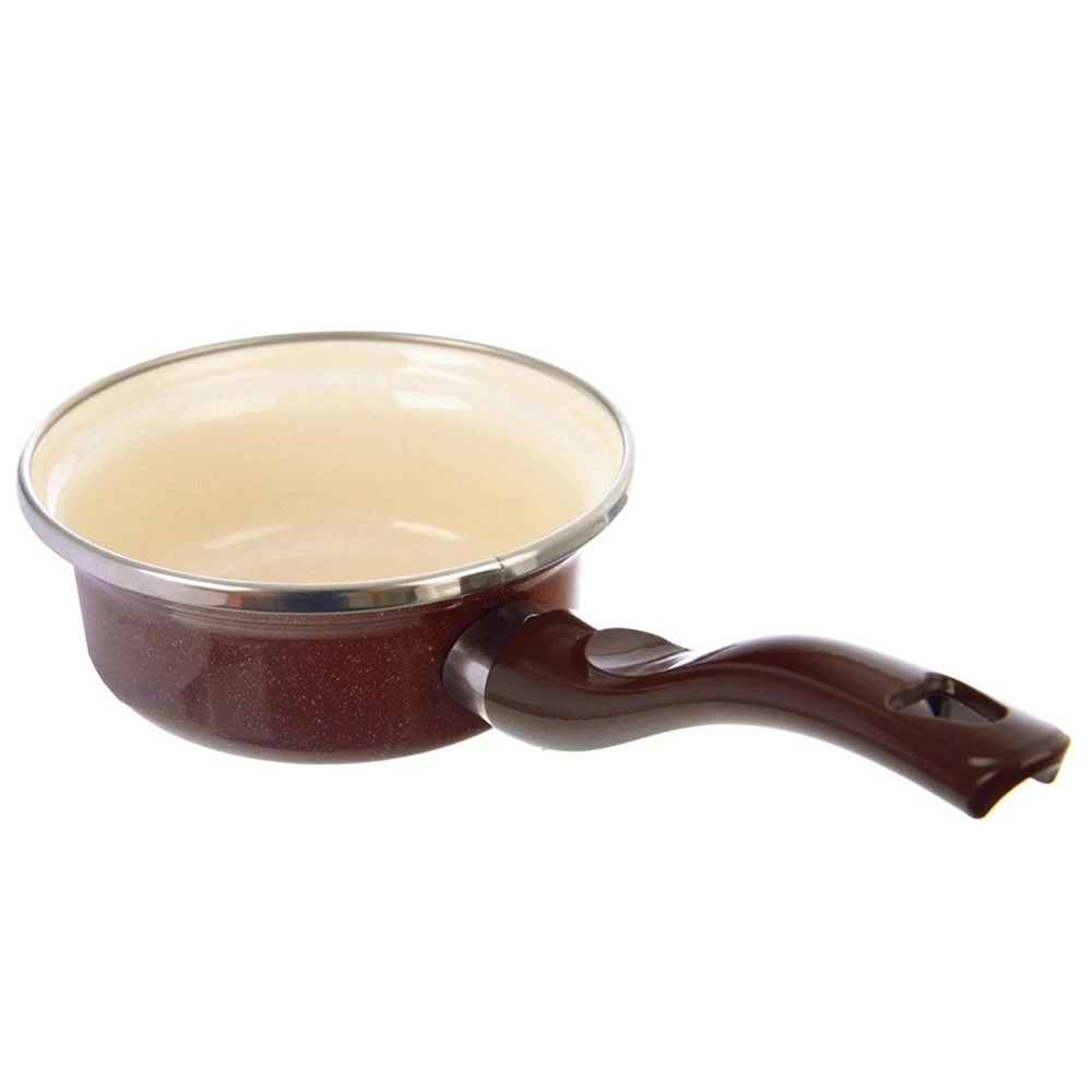 Rondel emaliowany BROWN 12 cm, 350 ml