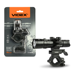 Uchwyt rowerowy do latarek Videx o średnicy 20-28mm aluminium szybki montaż