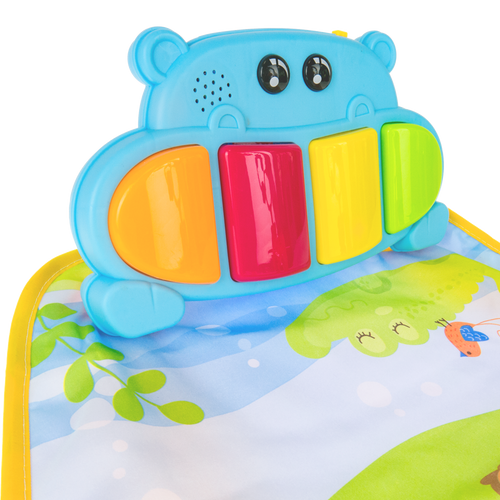 Interaktywna mata edukacyjna z zabawkami + pianino