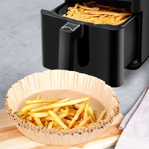 Wkład do frytkownicy Air Fryer beztłuszczowej papierowy okrągły 20 cm 50 szt.