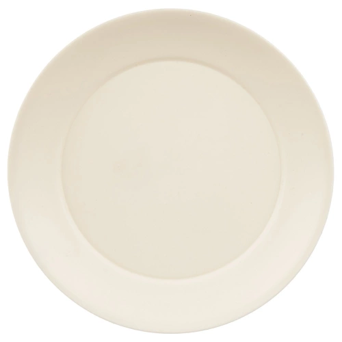 Talerze obiadowe płytkie plastikowe kremowe SANDY 23,5 cm 6 szt.