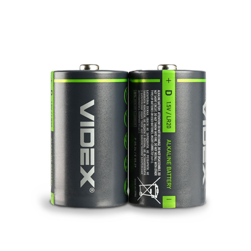 Bateria alkaliczna VIDEX LR20/D 2 szt. KURCZLIWA