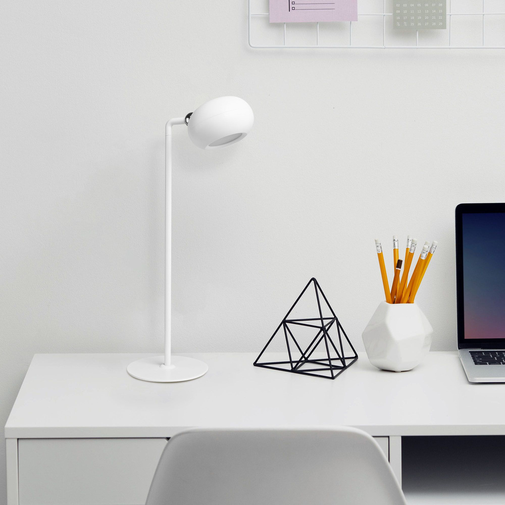 Lampa biurkowa LED z akumulatorem VIDEX VLE-TF18W biała