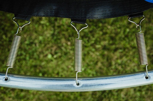TRAMPOLINA BAUERKRAFT Z SIATKĄ ORAZ DRABINKĄ 304-312CM