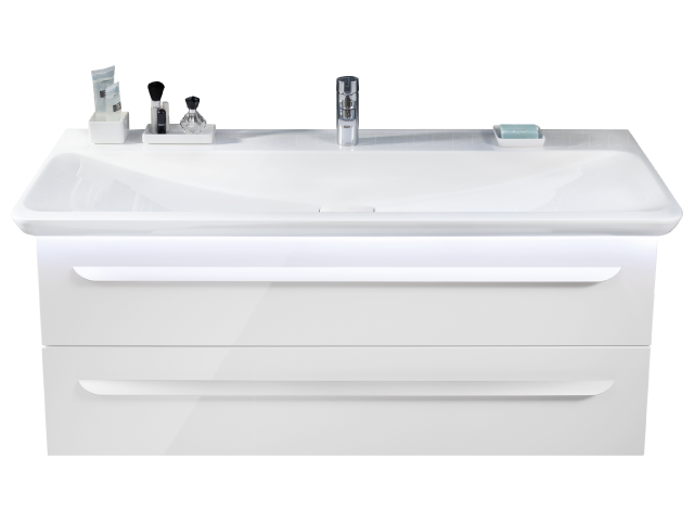 Szafka pod umywalkę BIAŁA 120 cm LANZET 7203312