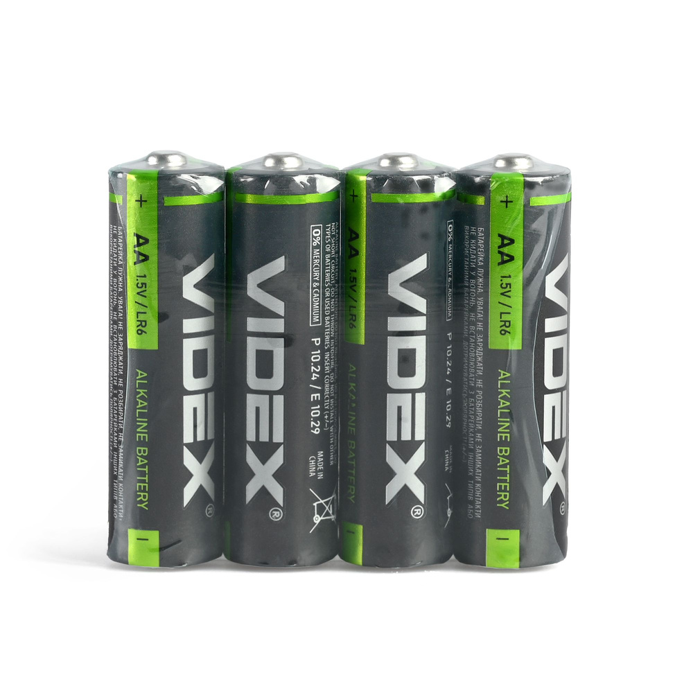 Baterie alkaliczne VIDEX LR6/AA 4 szt. x 15 opakowań KURCZLIWE