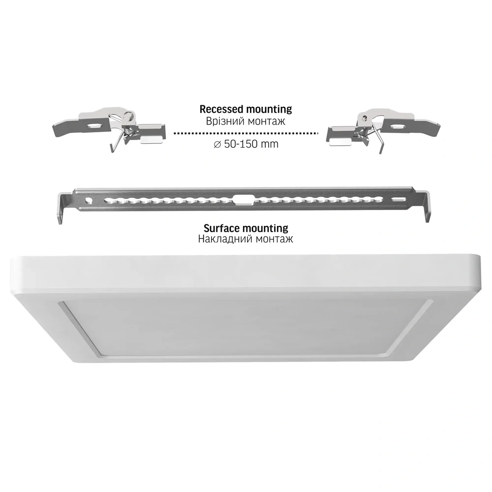 Lampa sufitowa LED VIDEX DL6S 18W z regulacją barwy światła