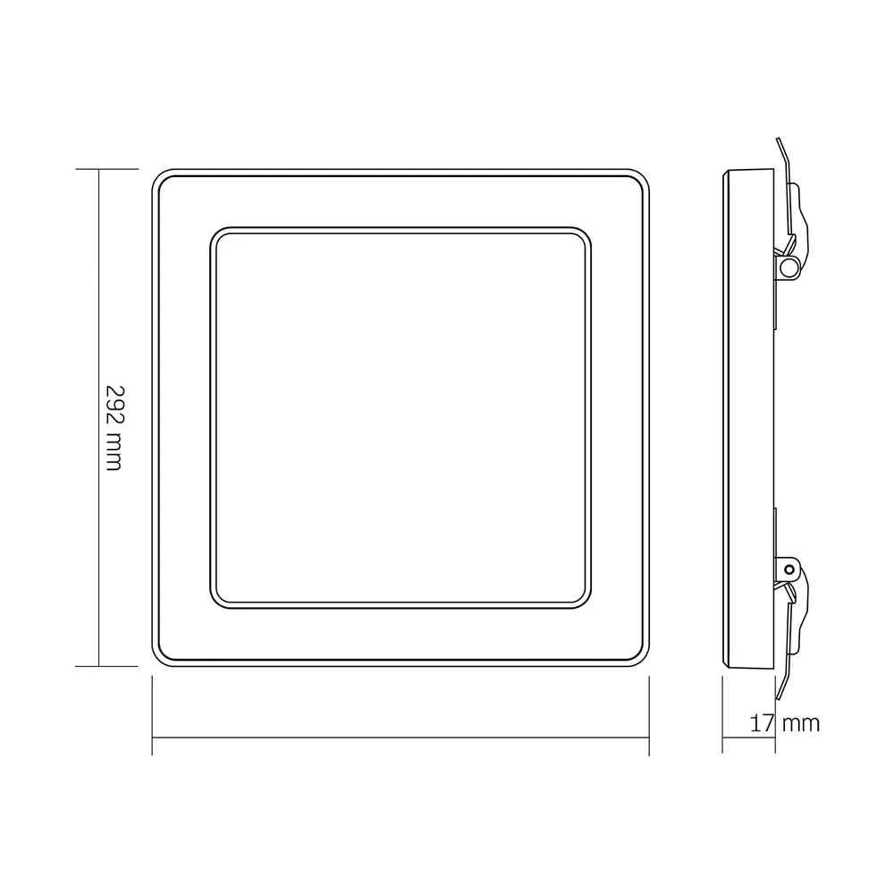 Lampa sufitowa LED VIDEX DL6S 24W regulowana barwa światła