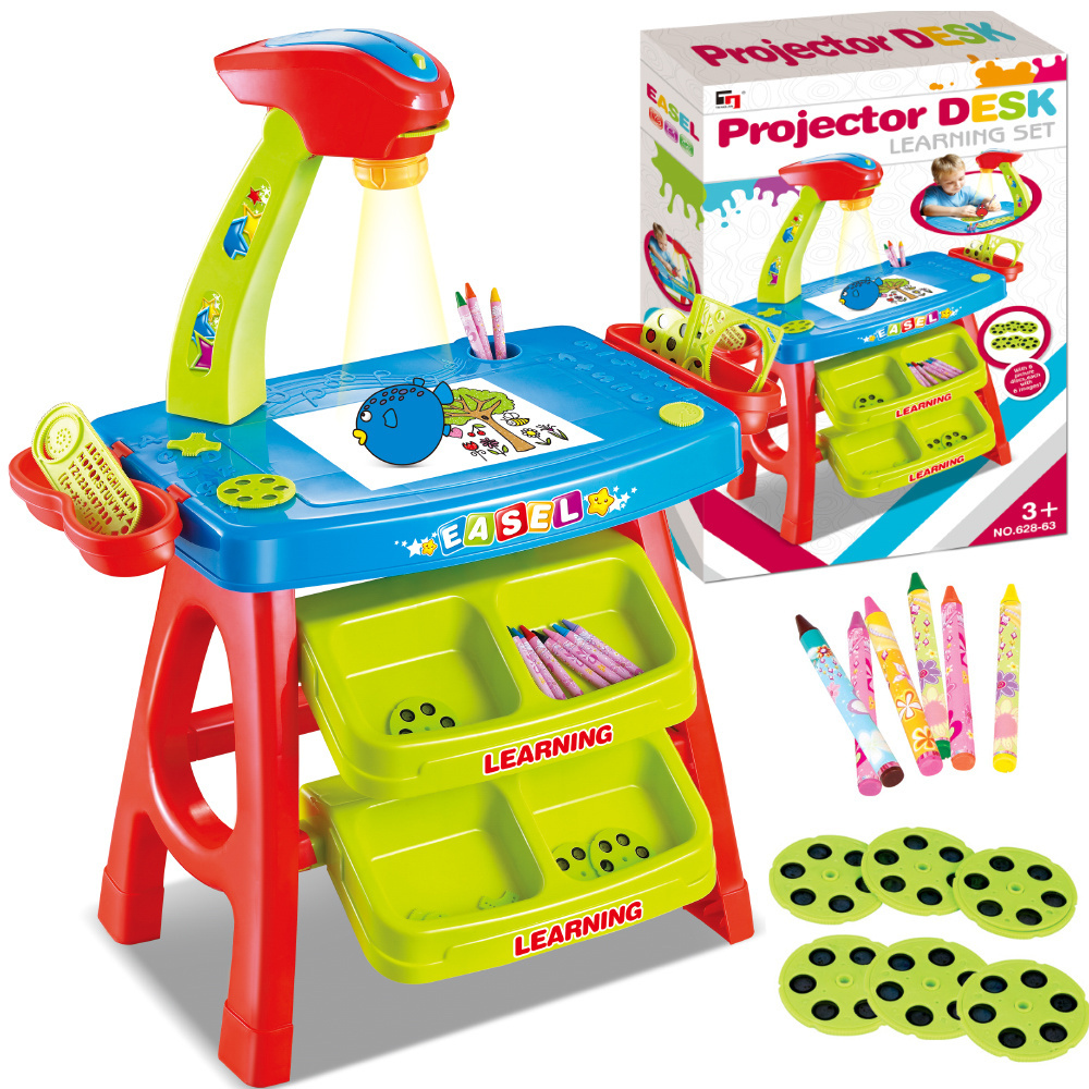 Stolik z projektorem do malowania rysowania akcesoria