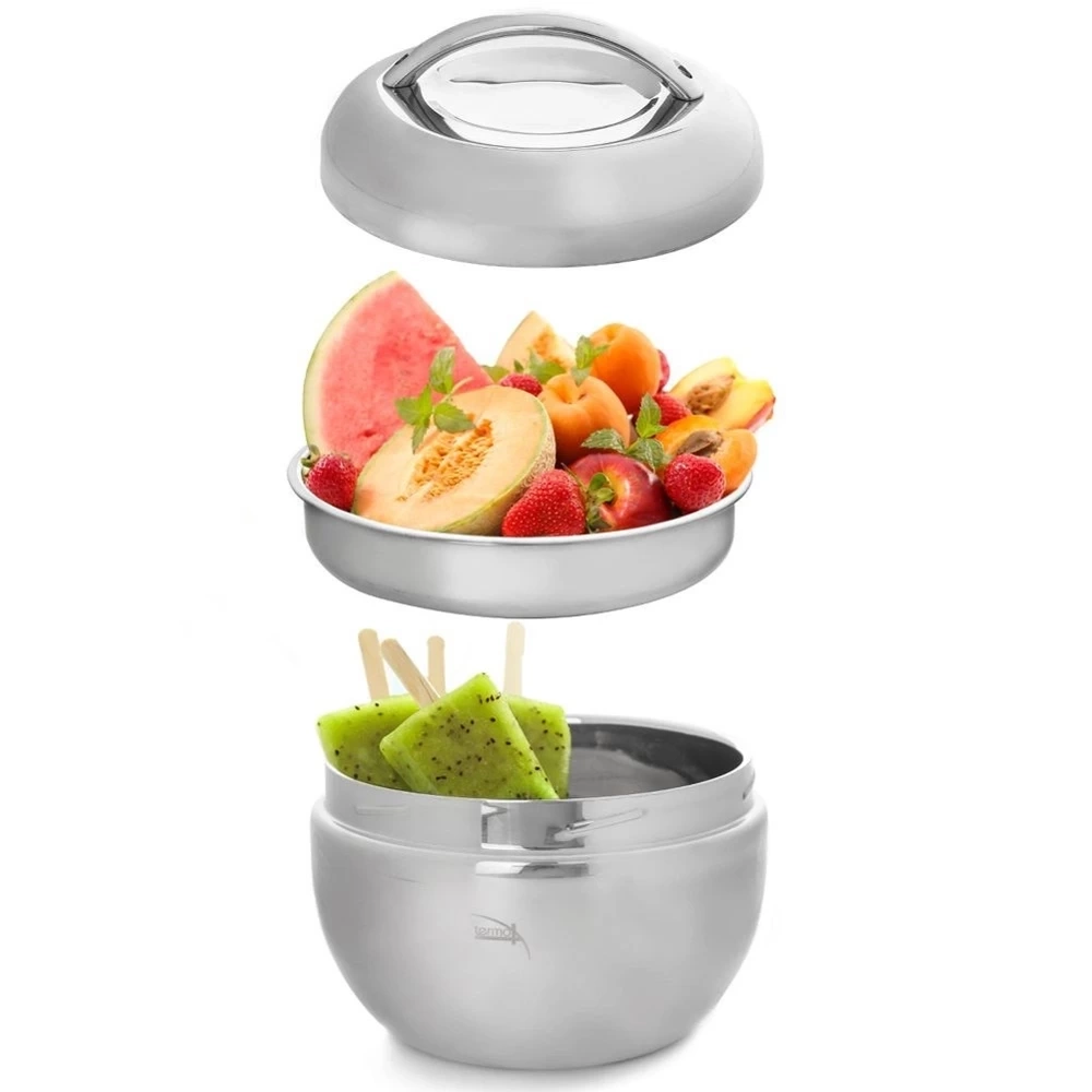 Termos obiadowy stalowy APPLE 800 ml