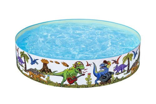 Bestway Basen rozporowy Ogrodowy brodzik DINOZAURY 183 x 38cm 55022