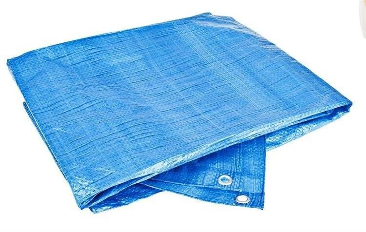 Plandeka 55g/M2 plandeki wzmacniana Uniwersalna Mata pod basen, podłoga osłona 200 x 150 cm