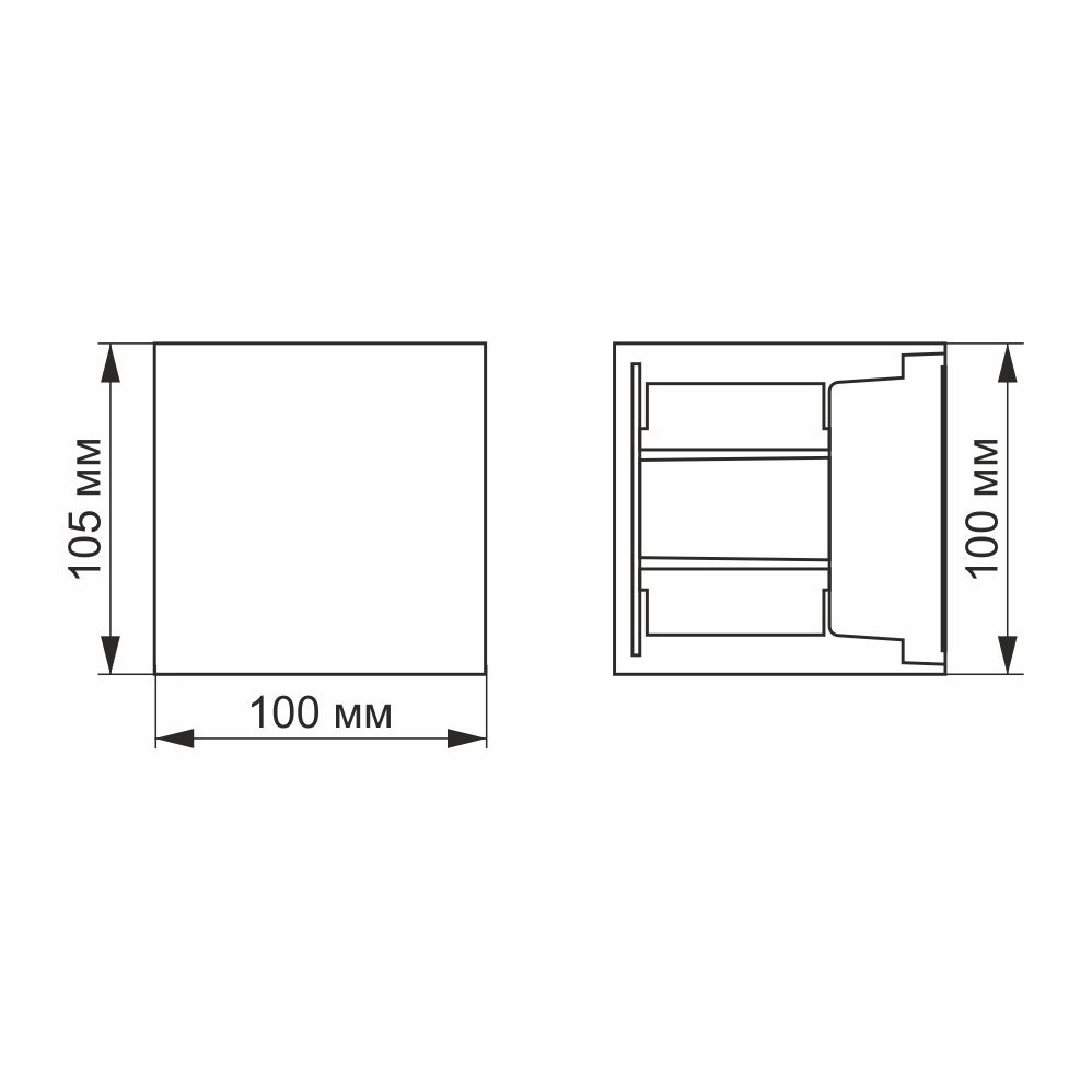 Oprawa elewacyjna dwustronna VIDEX-6W-ERIC-WHITE