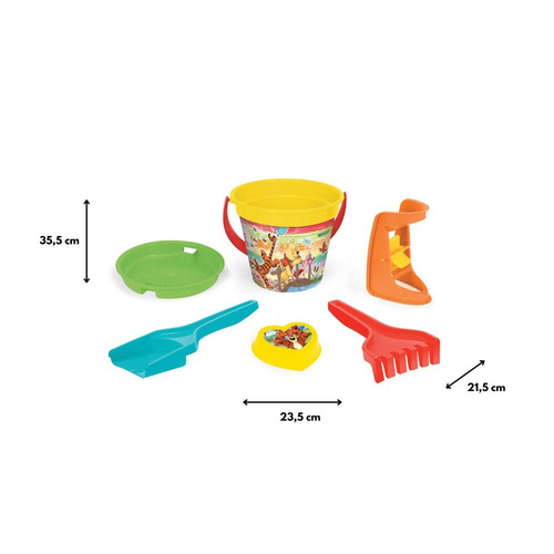 Komplet do piasku z Kubusiem Puchatkiem Winnie the Pooh 6 el. Wader 77137