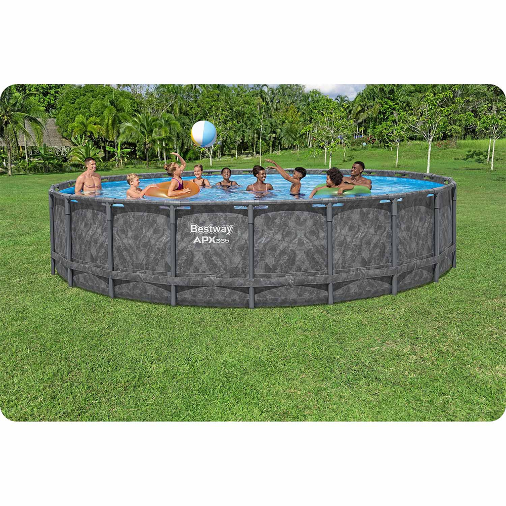 Bestway APX365 Basen stelażowy 610x 132cm CAŁOROCZNY pompa drabinka 561KE