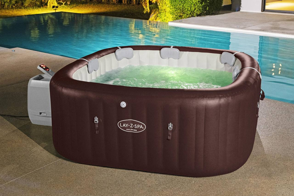 Bestway Lay-z-Spa Maldives Pro7 2025 jacuzzi WiFi aplikacja LED 5-7os 6001U