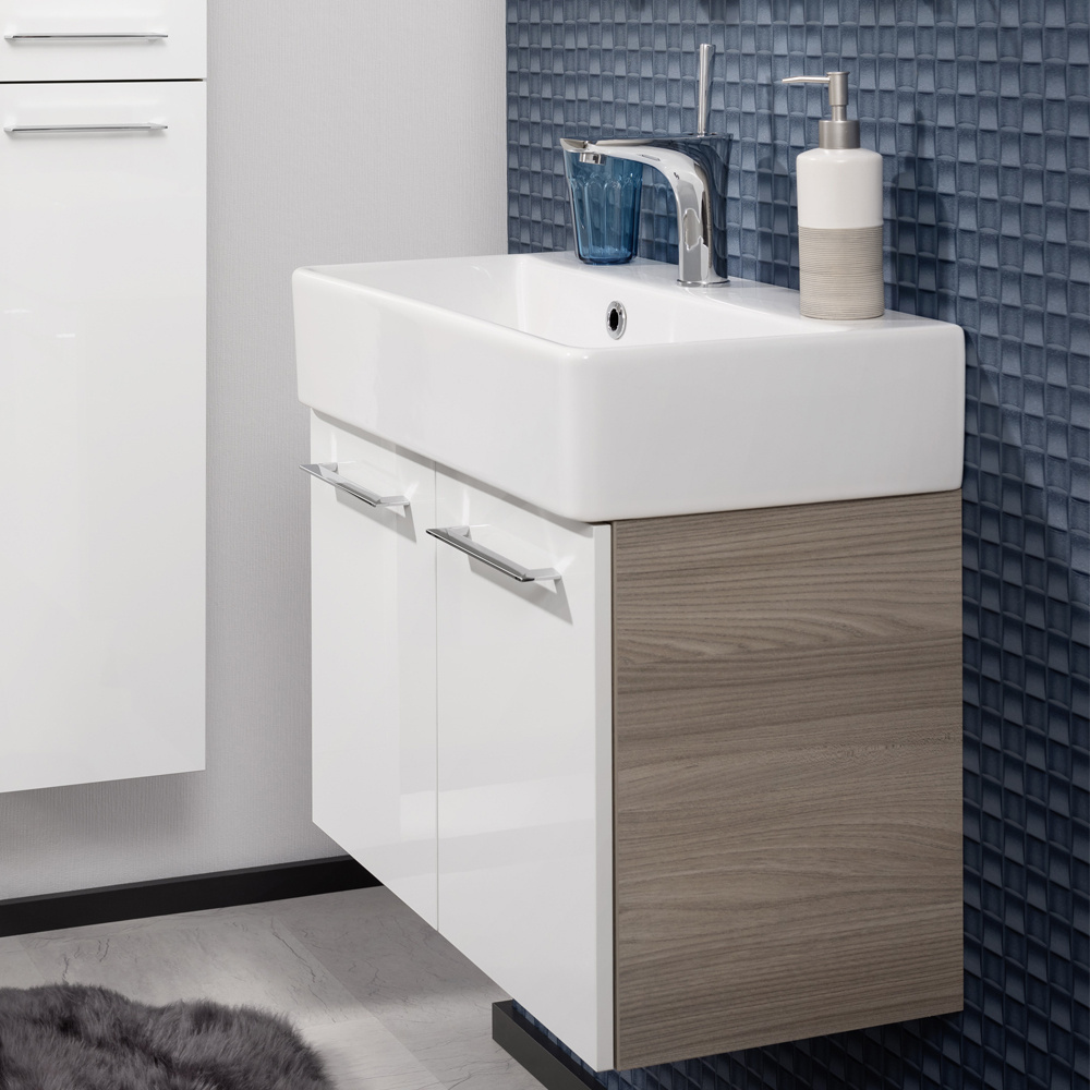 Zestaw mebli łazienkowych z umywalką ceramiczną 60 cm Lima Fackelmann