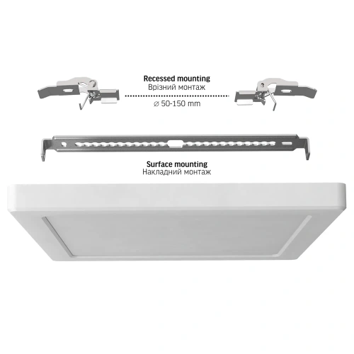 Lampa sufitowa LED VIDEX DL6S 18W z regulacją barwy światła