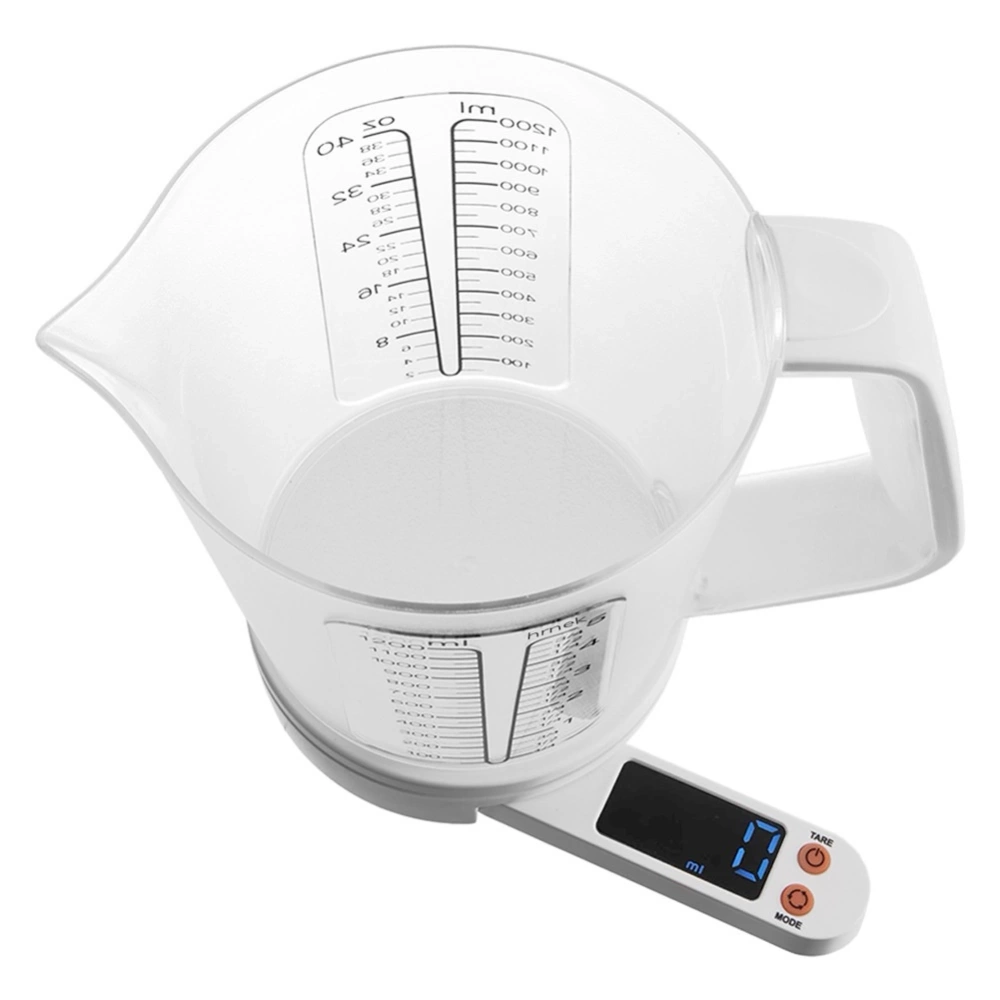 Waga kuchenna z miarką 5 kg, 1,2 l