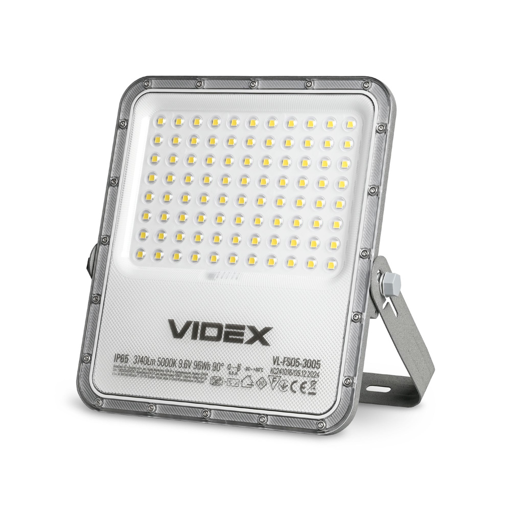 Lampa zewnętrzna Videx LED halogen 3740lm akumulator panel słoneczny