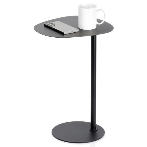 Stolik kawowy metalowy czarny 35x25x53 cm