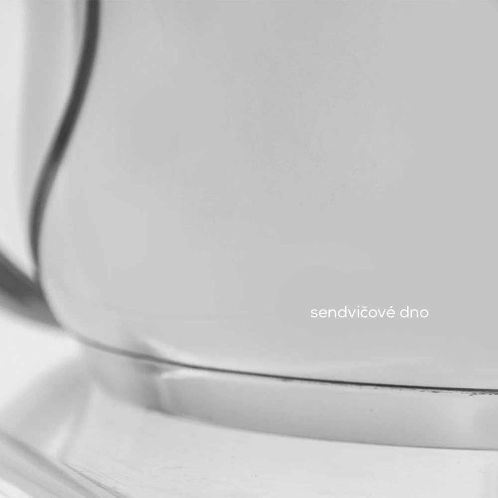Garnek stalowy ze szklaną pokrywką DALIE 16 cm, 1,8 l