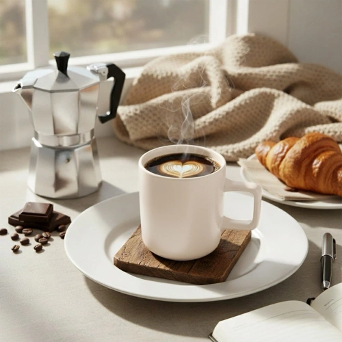 Kubek ceramiczny kremowy SKANDI 380 ml