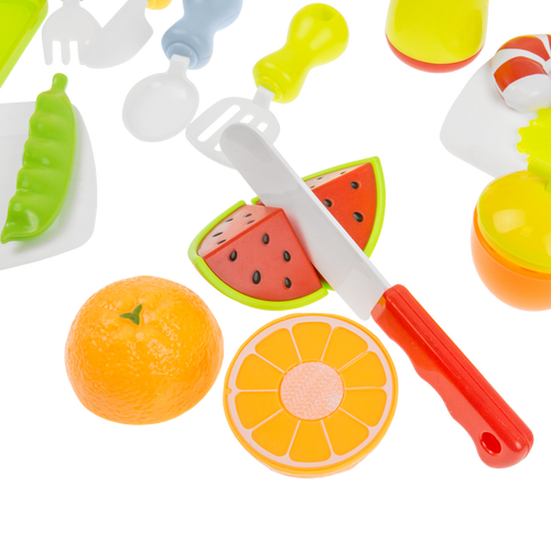 Koszyk z warzywami owocami do krojenia Kuchenka piknik