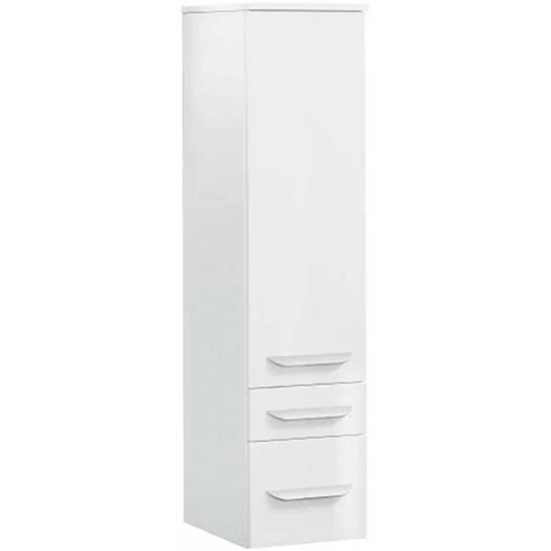 Szafka boczna słupek o wysokości 121,6 cm 2 szklane półki LANZET WYPRZEDAŻ EKSPOZYCJI!