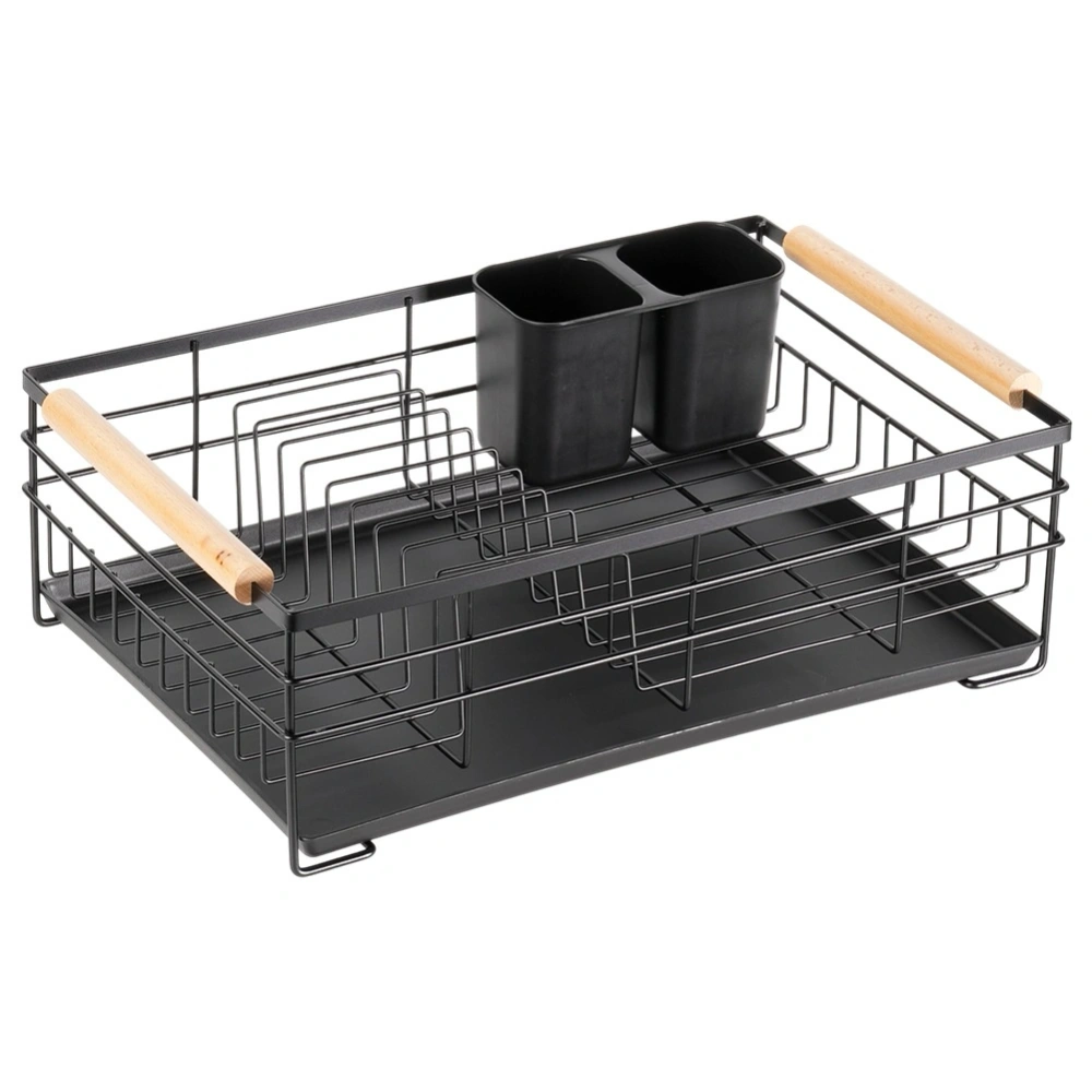 Suszarka na naczynia czarna 43x28,5x14,5 cm