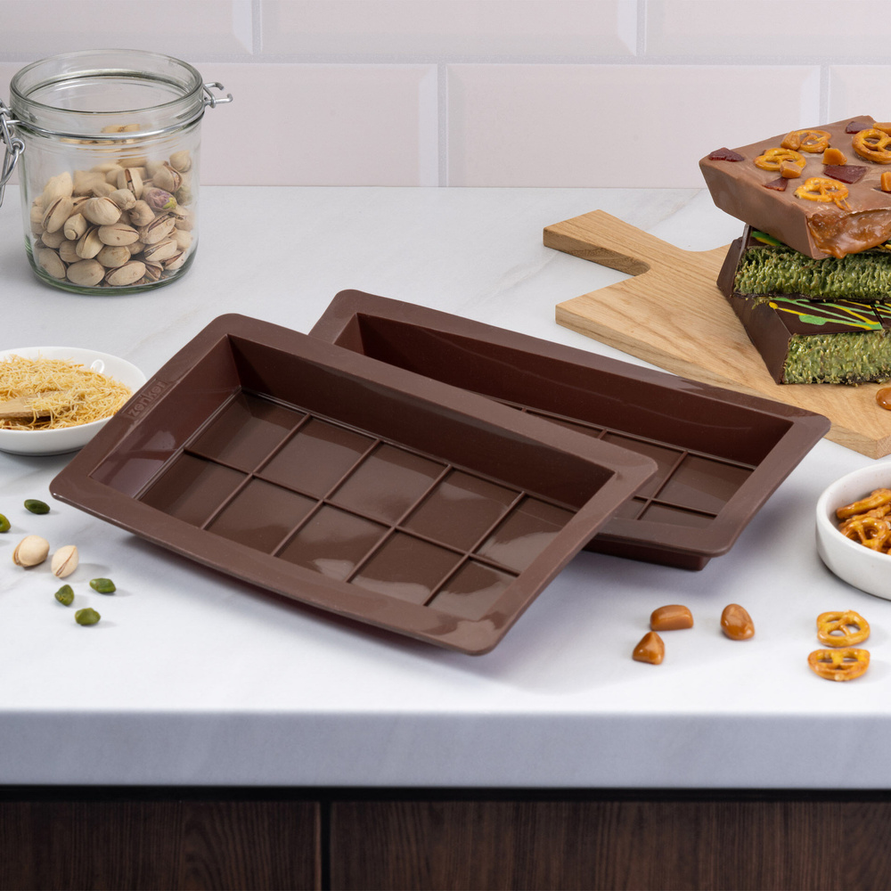 Forma do czekolady silikonowa, 2 sztuki Zenker