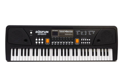 Duże organki, pianinko, keyboard z mikrofonem, 61 klawiszy, 42 rytmy