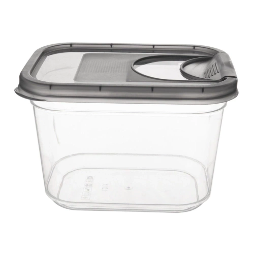 Pojemnik na produkty sypkie z dozownikiem GREY 1,3 l