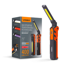 Wielofunkcyjna latarka Videx LED 400lm IPX2 4000k ściemnianie UV 4 tryby