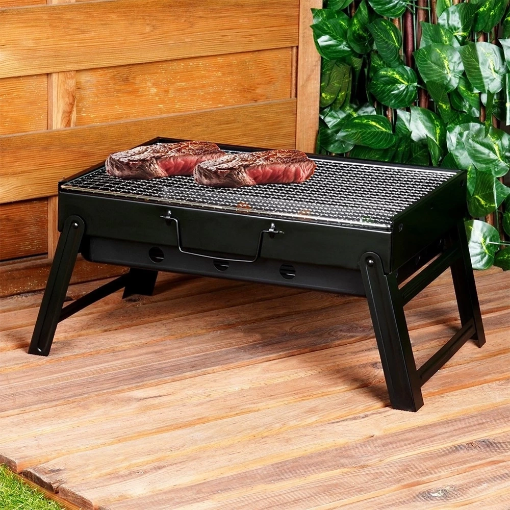 Grill węglowy składany walizka 43x29x22,5 cm