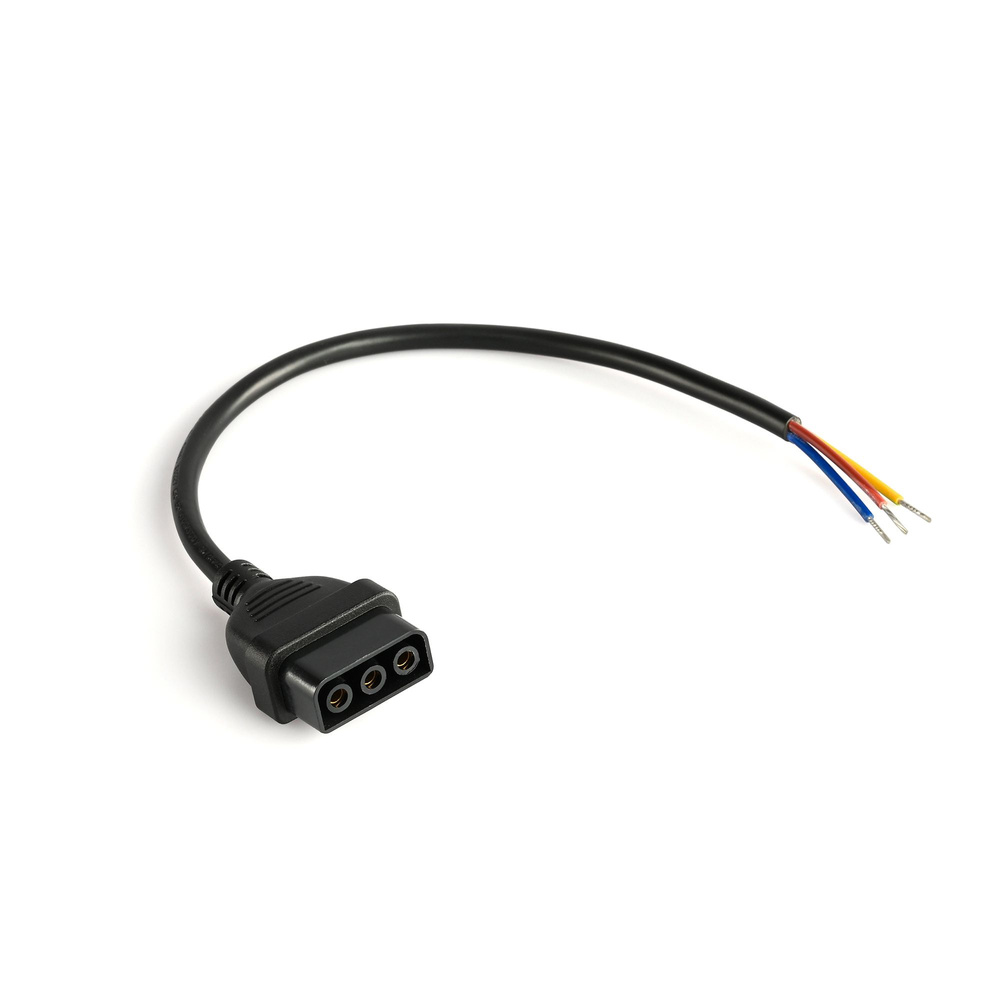 Wtyczka Zasilająca Videx 30cm 230V Czarna VL-BNL02-F01B