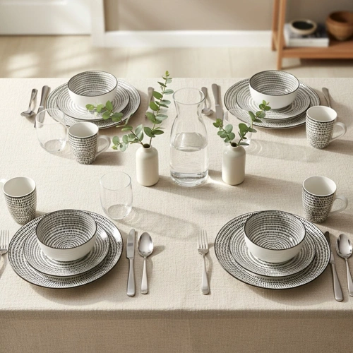 Zestaw serwis obiadowy porcelanowy 16 el.