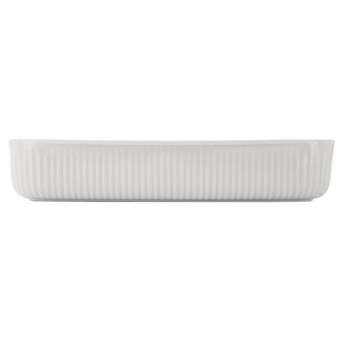Naczynie żaroodporne porcelanowe białe 30,5x24,5x5,5 cm, 2,2 l