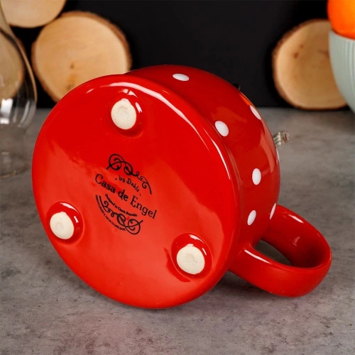 Lampa naftowa ceramiczna TECKA 530 ml, 28,5 cm