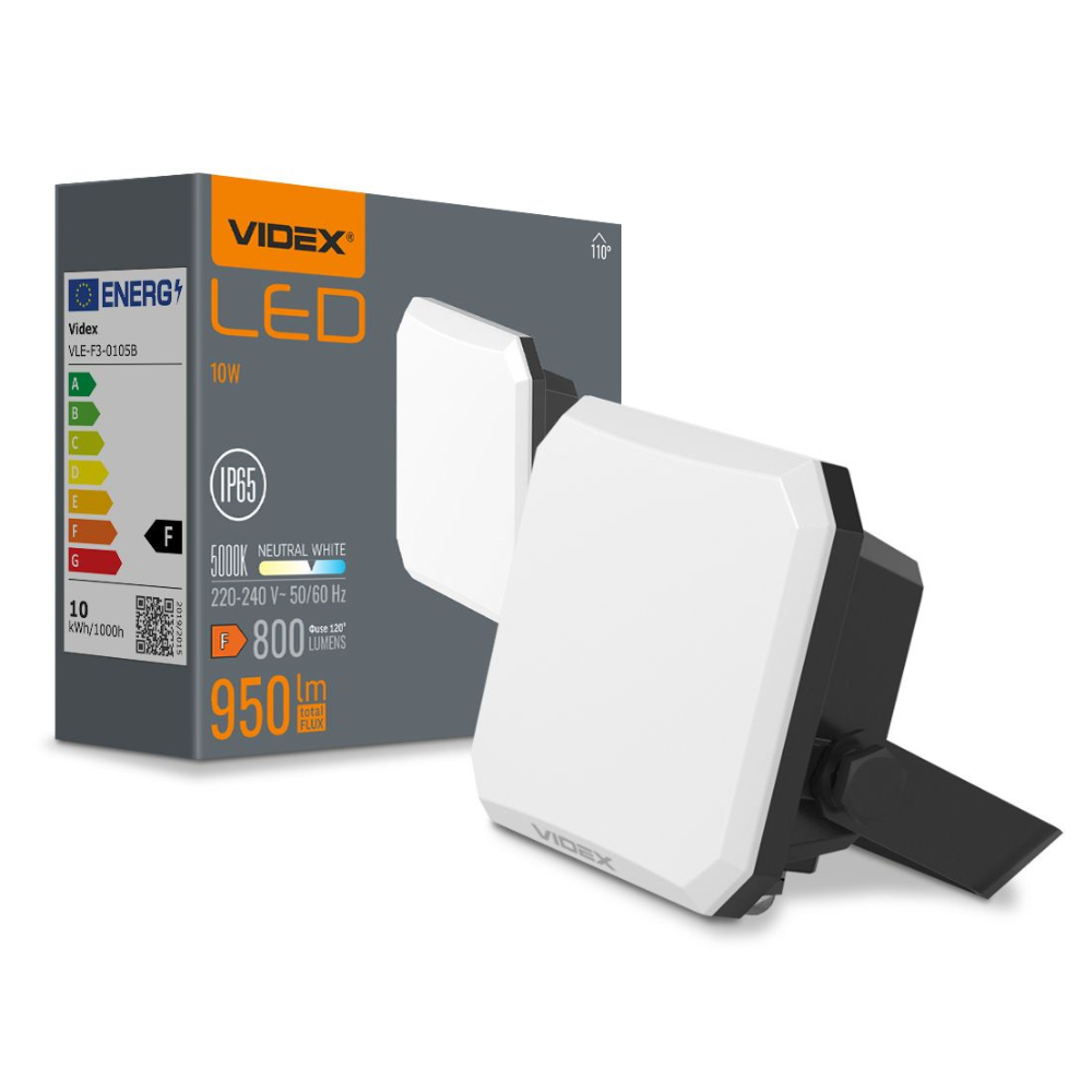 Naświetlacz Videx LED 30W 2850lm neutralna biel 5000K aluminium IP65 120°