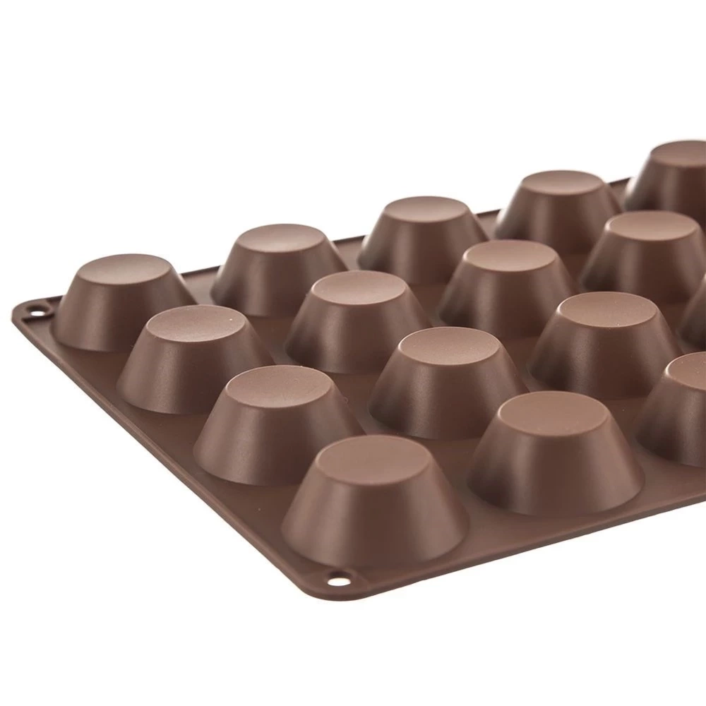 Forma do muffinek silikonowa pomarańczowa małe babeczki SILLINIE