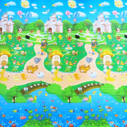 Dwustronna mata piankowa dla dzieci 177x197 cm XXL