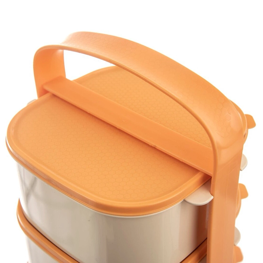 Menażka obiadowa plastikowa 4-poziomowa 4x1,15 l