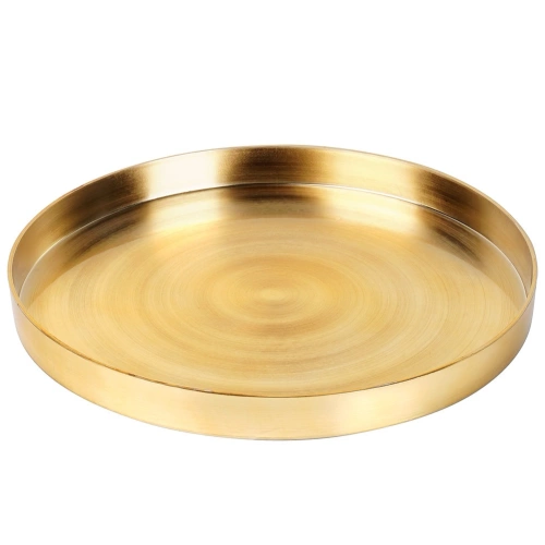 Podstawka pod kompozycje dekoracyjne świece złota 32 cm