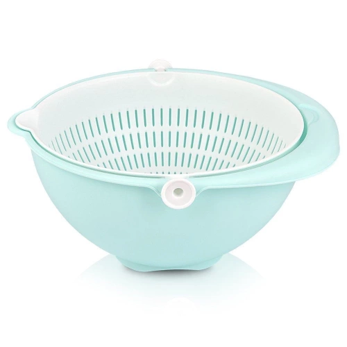 Cedzak kuchenny z miską obrotowy 25 cm