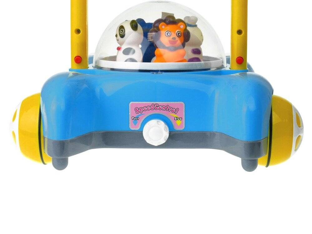 Grający pchacz 2w1 KINDERSAFE Niebieski