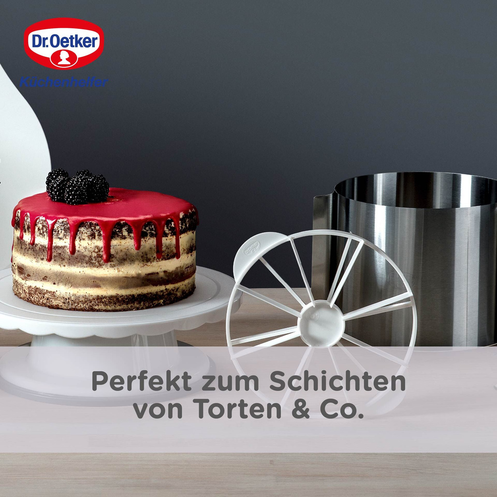 Forma do pieczenia wysoka, regulowana, Ø15 cm Dr. Oetker