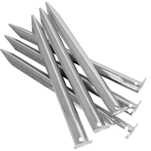 Akcesoria śledzie do namiotu z młotkiem 9 el.