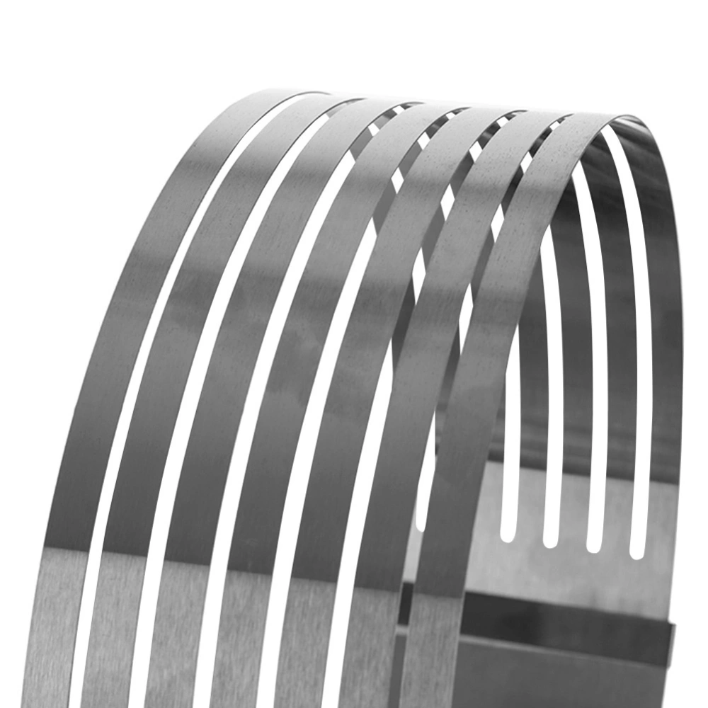 Obręcz do krojenia biszkoptu regulowana stalowa 7-warstwowa 24-30 cm